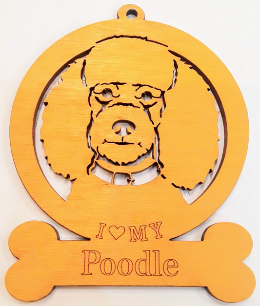 Poodle Dog Ornament