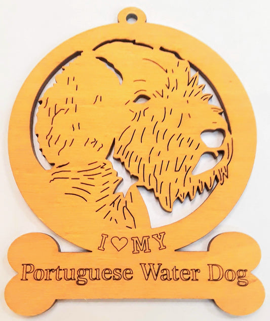 Portuguese Water Dog Ornament