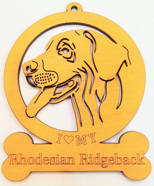 Rhodesian Ridgeback Dog Ornament