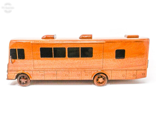 Motorhome RV Wood Model