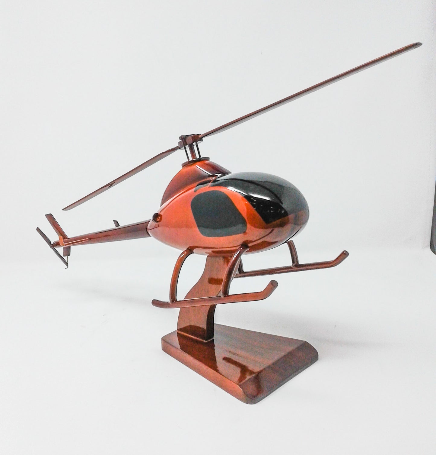 162-F Rotoway Helicopter Wood Model