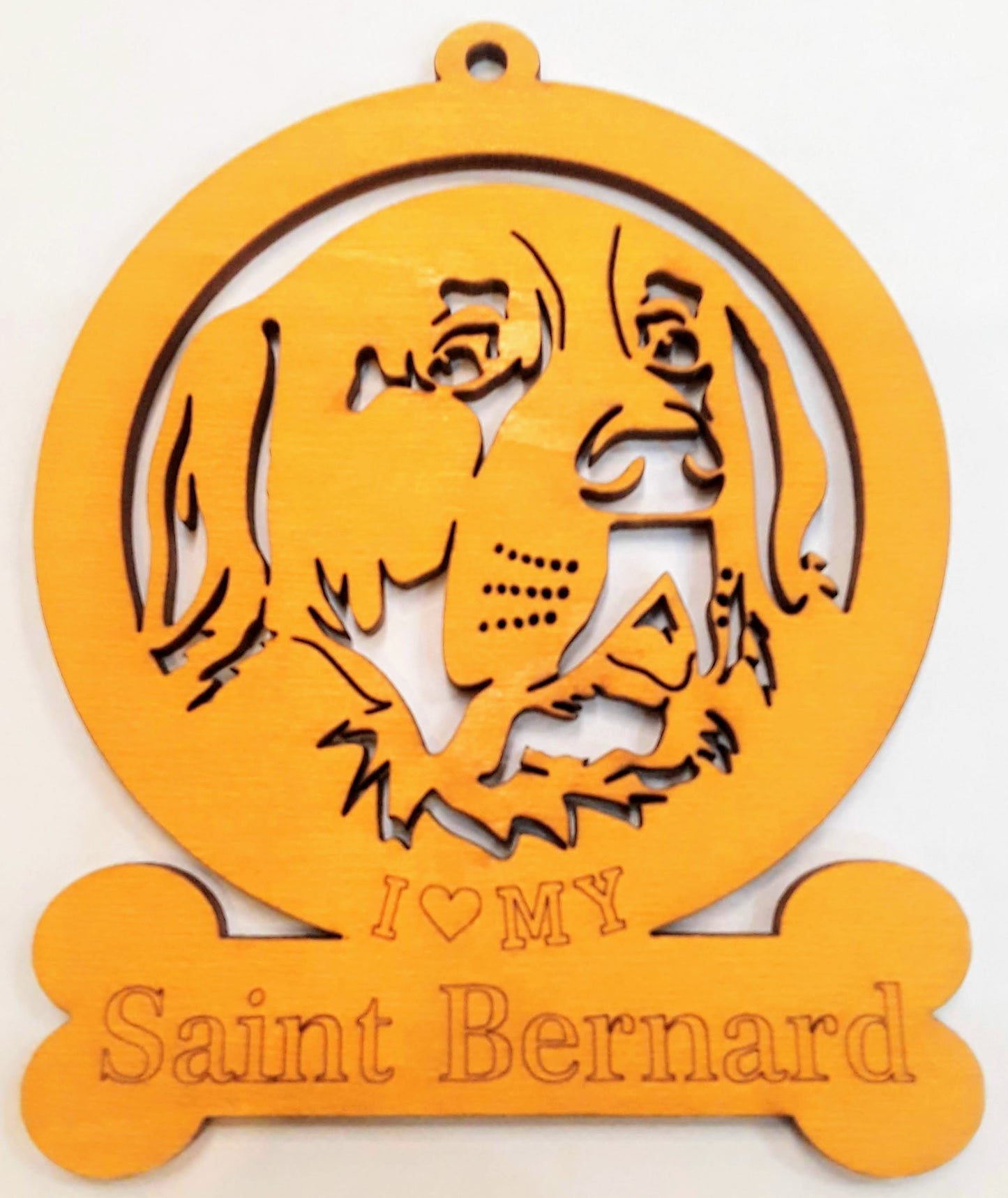 Saint Bernard Dog Ornament