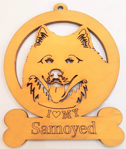 Samoyed Dog Ornament