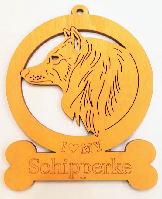 Schipperke Dog Ornament