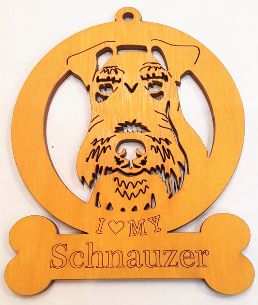 Schnauzer Dog Ornament