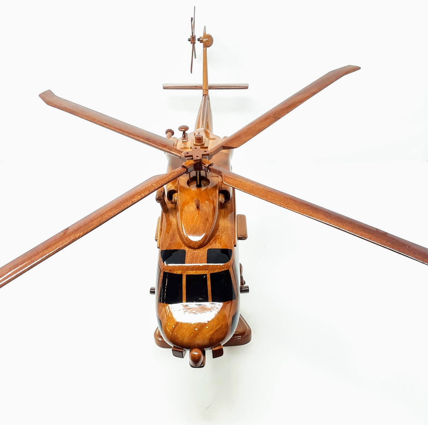 SH-60 Seahawk Helicopter Wood Model