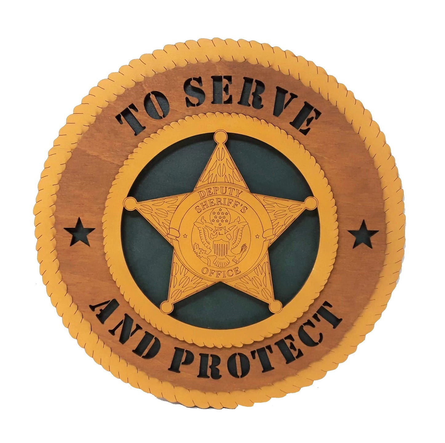 Sheriff Star Wall Plaque