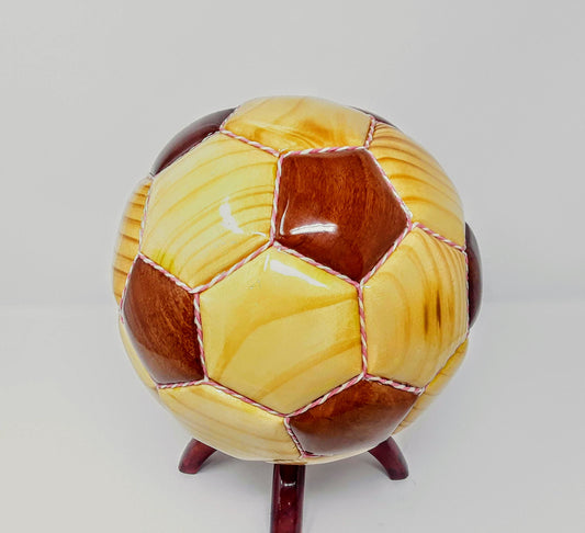 Soccer ball Wood Model