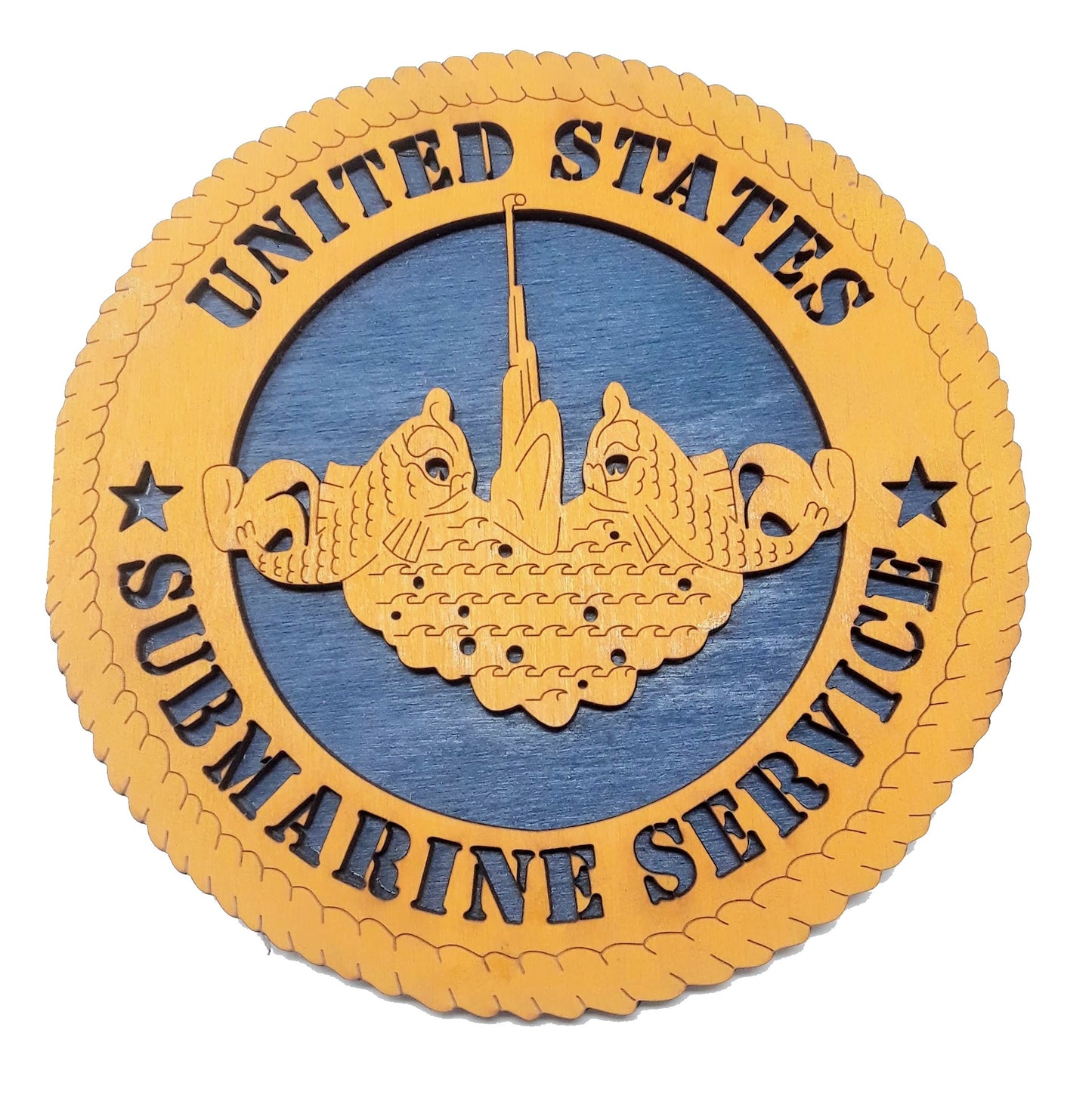 Navy Submarine Service Desk Plaque