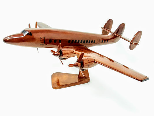 Super G Constellation Wood Model