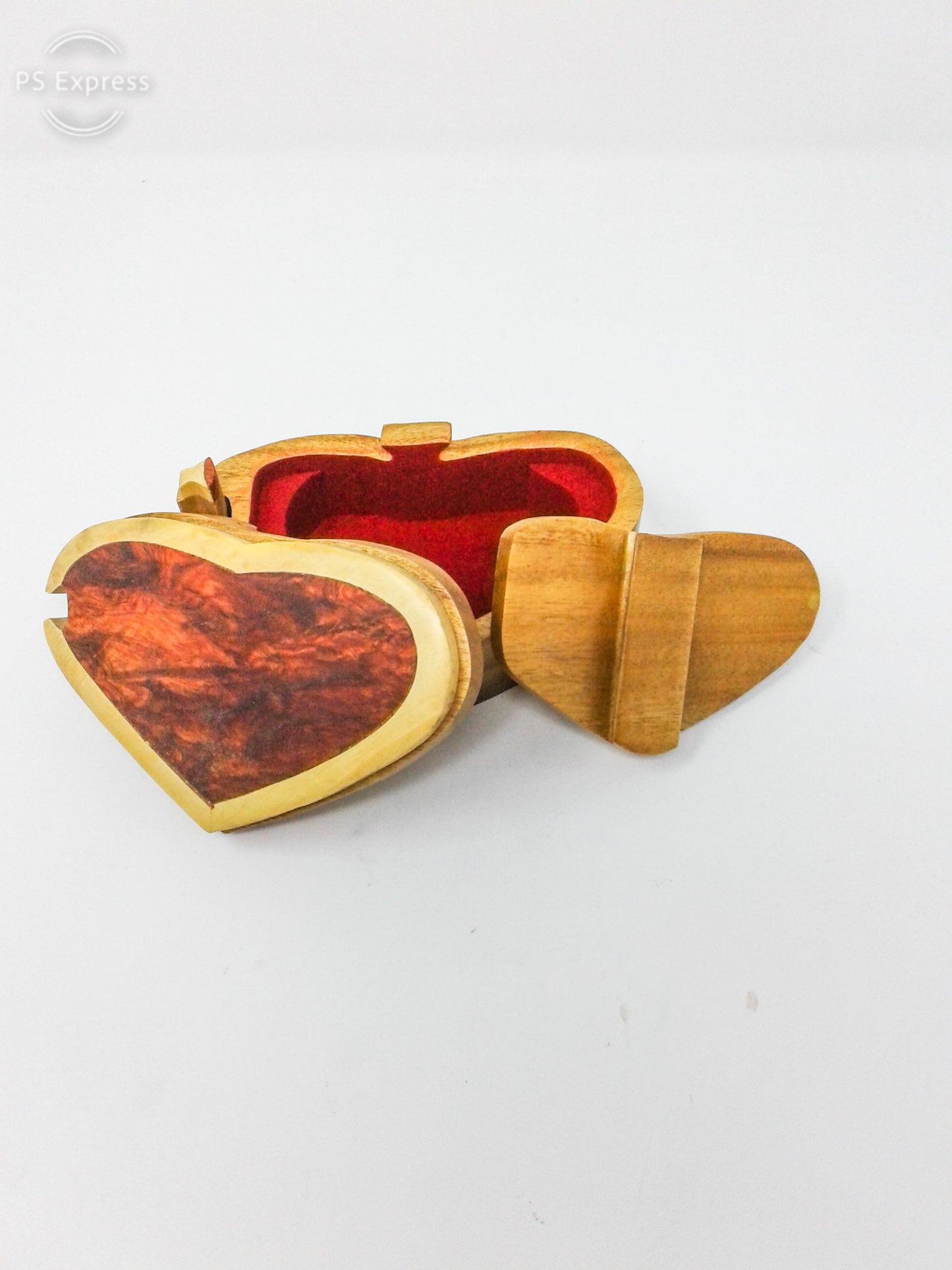 Hearts Wood Puzzle Box