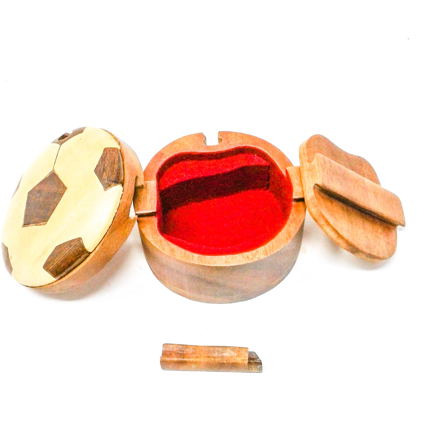 Soccer Ball Wood Puzzle Box