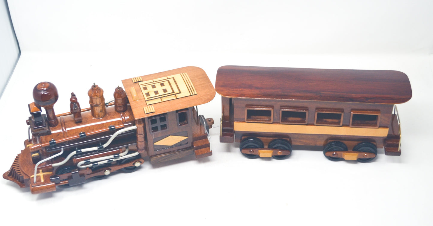 Steam Train Wood Model