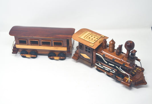 Steam Train Wood Model