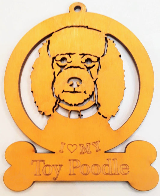 Poodle (Toy) Dog Ornament