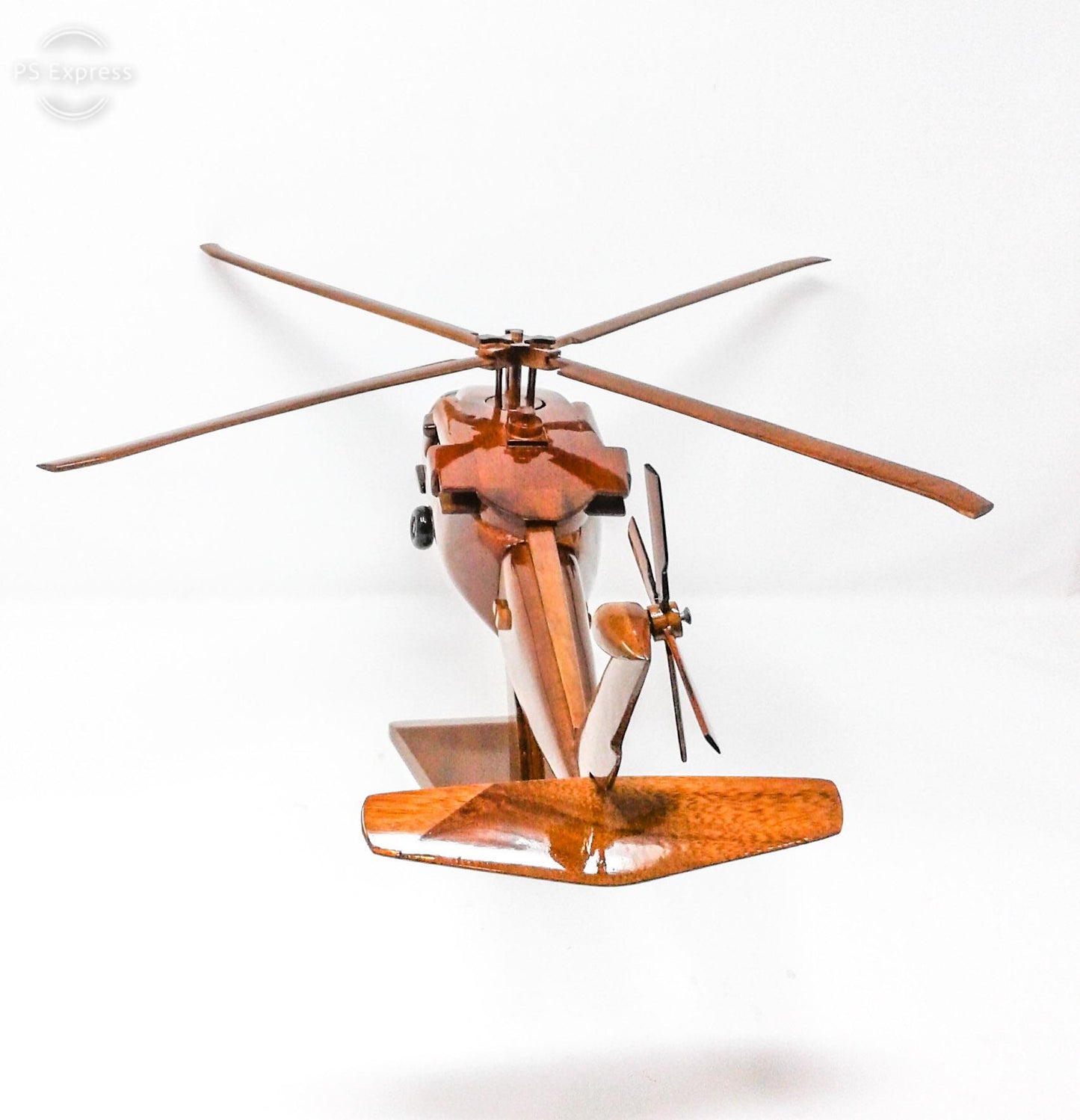 UH-60 Blackhawk Helicopter Wood Model