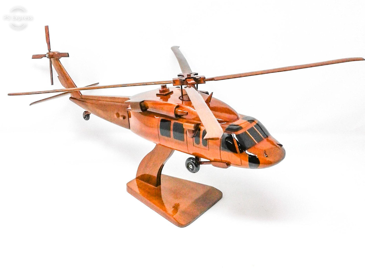 UH-60 Blackhawk Helicopter Wood Model