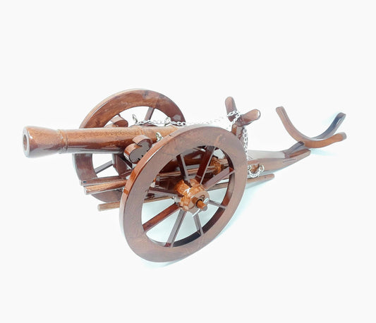 Cannon Wine Bottle Holder Wood Model