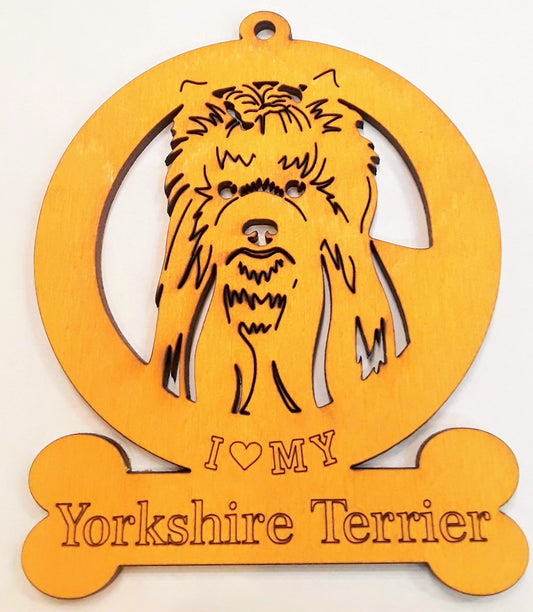 Yorkshire Terrier Dog Ornament