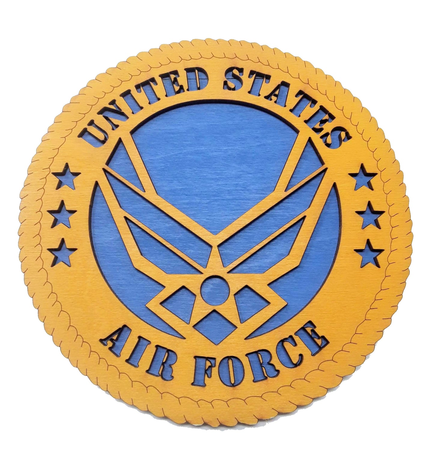 Air Force Wings Desk Plaque