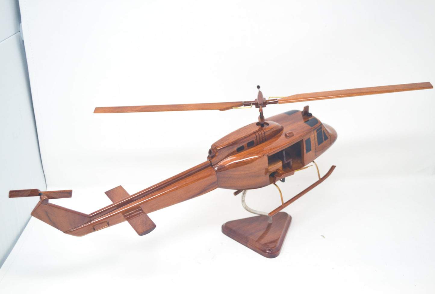 UH-1 Huey Helicopter Wood Model